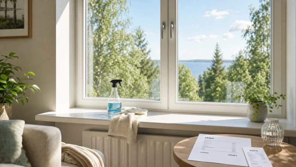 Kotitalousvähennys ikkunanpesusta vuonna 2026 - Main Image